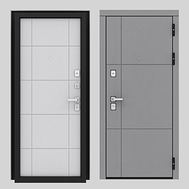 Prima Fortezza MB34 - Elegant Italian Entry Doors (Elegant Italian Entry Doors) 3D model image 1 