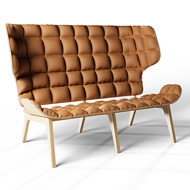 Elegant Mammoth Sofa: 4K Textures, Blender File 3D model image 1 