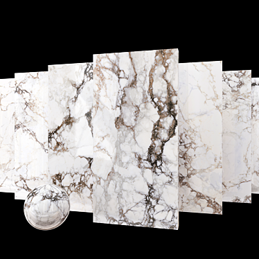 Museum Breccia Marble Set: Sleek, Immersive Design 3D model image 1 