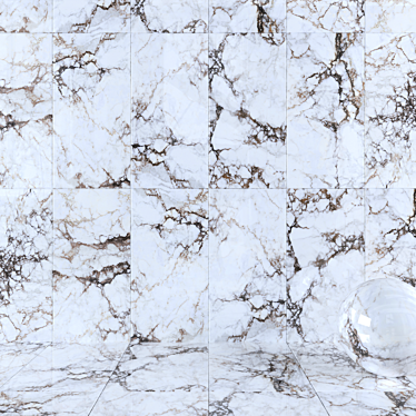 Breccia Marble Wall Tiles - Museum Collection 3D model image 1 