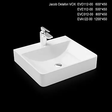 Elegant Jacob Delafon VOX Set 3D model image 1 