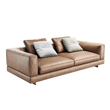 Modern Minotti Alexander Sofa - Low & Stylish 3D model image 1 