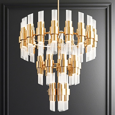 Luxurious Tycho Chandelier 3D model image 1 