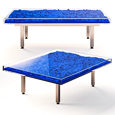Yves Klein Blue Coffee Table 3D model image 1 