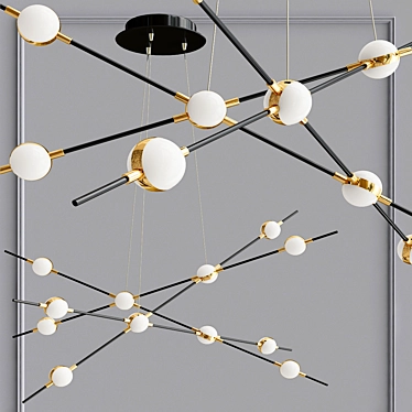 Odeon Light Costella Pendant: Stylish and Versatile 3D model image 1 