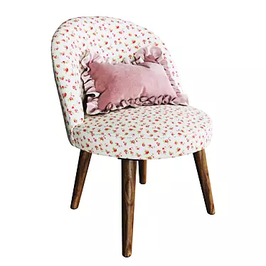 Zara Home Floral Print Baby Chair 3D model image 1 