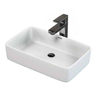 SSWW CL3152 White Bathroom Sink 3D model image 1 
