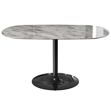 Sleek Oliver Lounge by Minotti 3D model image 1 