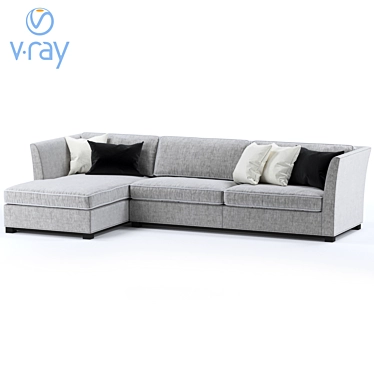 Slettvoll Cordian Modular Sofa 3D model image 1 