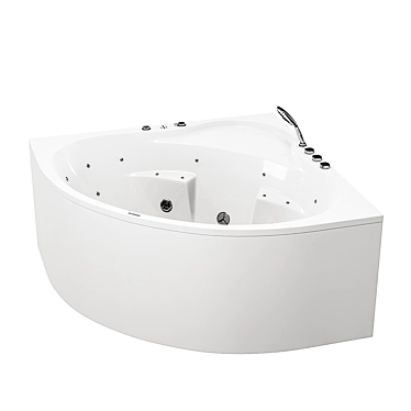 Luxury Acrylic Spa Bathtub 3D model image 1 