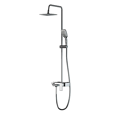 SSWW Stainless Steel Shower Column 3D model image 1 