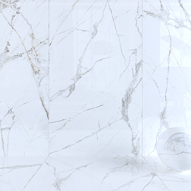 MUSEUMGLACIER WHITE Wall Tiles 3D model image 1 