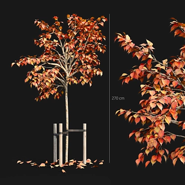 Sturdy Tree Stake for Superior Support 3D model image 1 