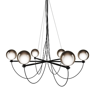 Ethereal Elegy Chandelier 3D model image 1 