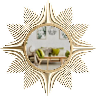 Covina Gold Sunburst Mirror