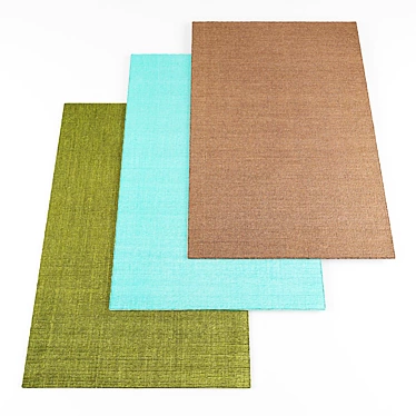  Texture Collection Rugs: 3 Styles 3D model image 1 
