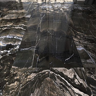 Opera Fume Marble Floor Set 3D model image 1 