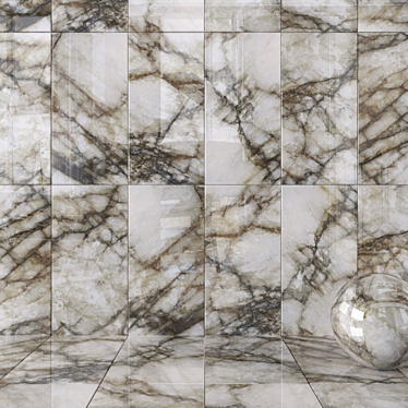 Museum Crystal Thunder Wall Tiles 3D model image 1 