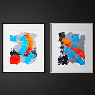 Abstract Art Picture Set 3D model image 1 