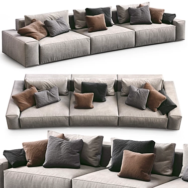 Jesse Daniel Modern Sofa 3D model image 1 