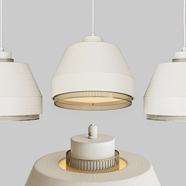 Aino Aalto AMA500 Ceiling Lamp 3D model image 1 