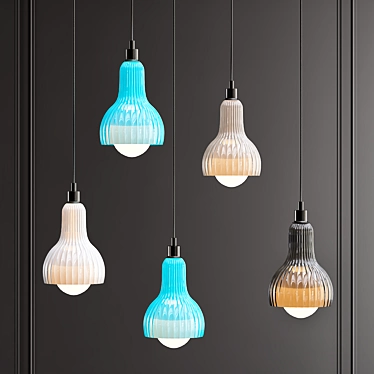 Tiril Pendant: Modern Minimalist Lighting 3D model image 1 