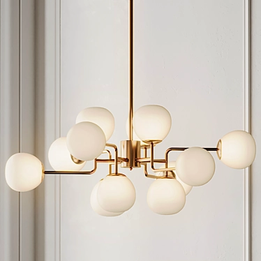 Erich Chandelier: Modern Elegance 3D model image 1 