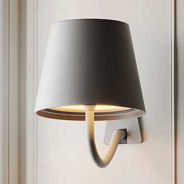 POLDINA Wall Lamp: Sleek and Stylish 3D model image 1 