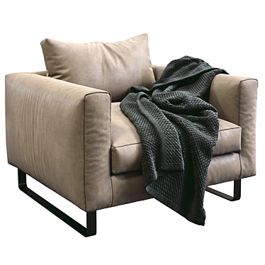 Elegant Prostoria Armchair: Stylish Comfort 3D model image 1 