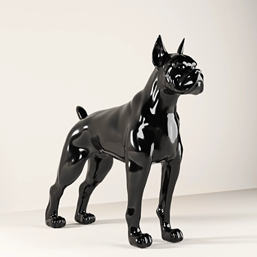 Sleek Toto XL Black Deco 3D model image 1 