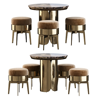 Gabriel Coffe Table and Feel Good Pouf