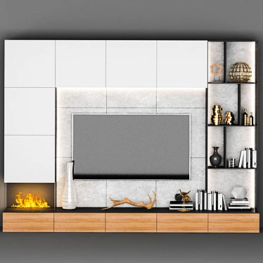  Sleek TV Stand: Modern Design, 70 3D model image 1 