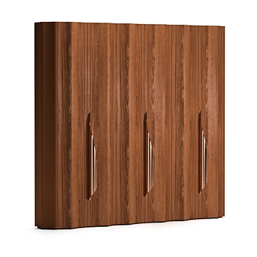 Sleek 24-Seven Wardrobe 3D model image 1 