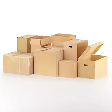 Cardboard box 01 8pcs Cardboard box