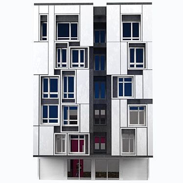 Sleek Urban Architecture Masterpiece 3D model image 1 