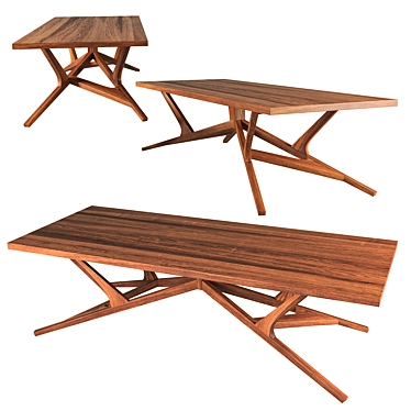 Liberty Table: Modern Style, Expansive Size 3D model image 1 