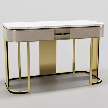 Frato Ashi Desk: Sleek and Modern Dressing Table 3D model image 1 