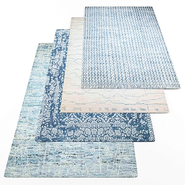 Modern Rugs Collection 3D model image 1 