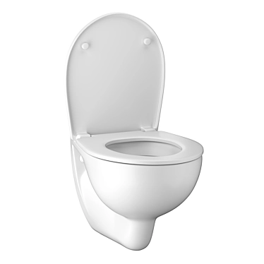 Sleek Wall Mounted Toilet - Kolo Record 3D model image 1 