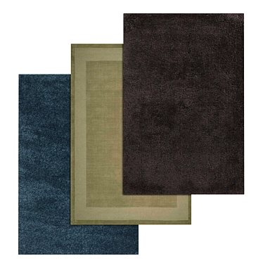 Title: Premium Texture Carpets Set 3D model image 1 
