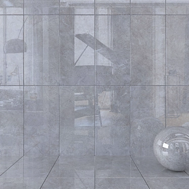 MUSEUM Lava Fog Wall Tiles: Elegant & Versatile 3D model image 1 