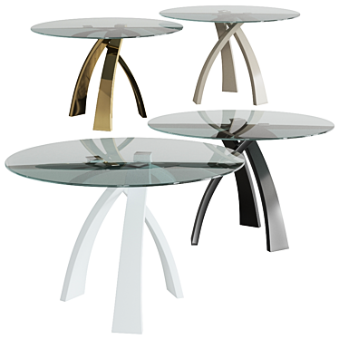 Italian Elegance: Eliseo Table by Tonin Casa 3D model image 1 