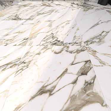 Museum Macchia Vecchia Set: Elegant Marble Floor 3D model image 1 