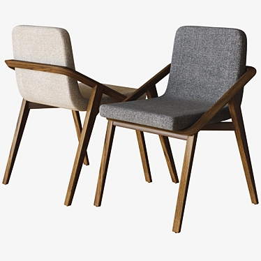 Elegant Lolilta Chair: Porada's Stunning 3D Model 3D model image 1 