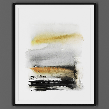 Title: Black Framed Art Print 3D model image 1 