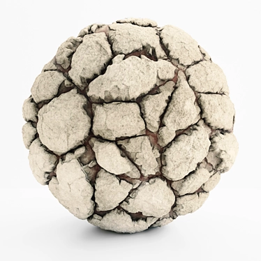 Rock Tiles: High-Resolution VRAY Ground & Wall Set 3D model image 1 