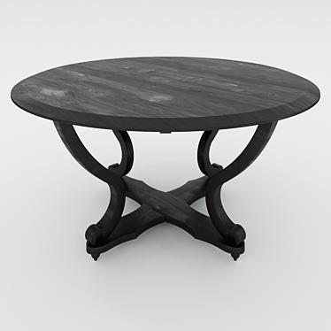 SoulWood Dining Table: Timeless Elegance 3D model image 1 