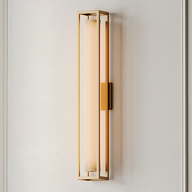 Elegant Lochwood Wall Sconce 3D model image 1 