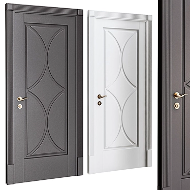 Modern Elegance: Interior Doors №49 3D model image 1 