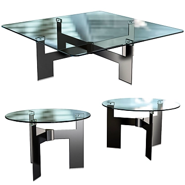 Unique Design Minotti Coffee Table 3D model image 1 